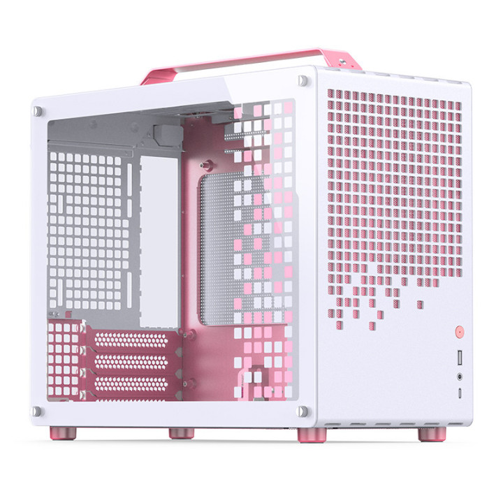 Jonsbo Z20 Pink White Mini Tower Rosa, Branco
