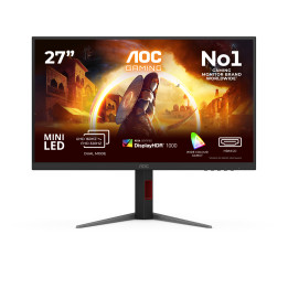 AOC G4 U27G4XM monitor de ecrã 68,6 cm (27") 3840 x 2160 pixels 4K Ultra HD LED Preto, Vermelho