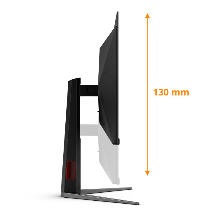 AOC G4 Q27G4ZD monitor de ecrã 67,3 cm (26.5") 2560 x 1440 pixels Quad HD QD-OLED Preto, Vermelho