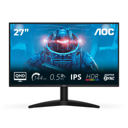 AOC B3 Q27B36X monitor de ecrã 68,6 cm (27") 2560 x 1440 pixels Quad HD LED Preto