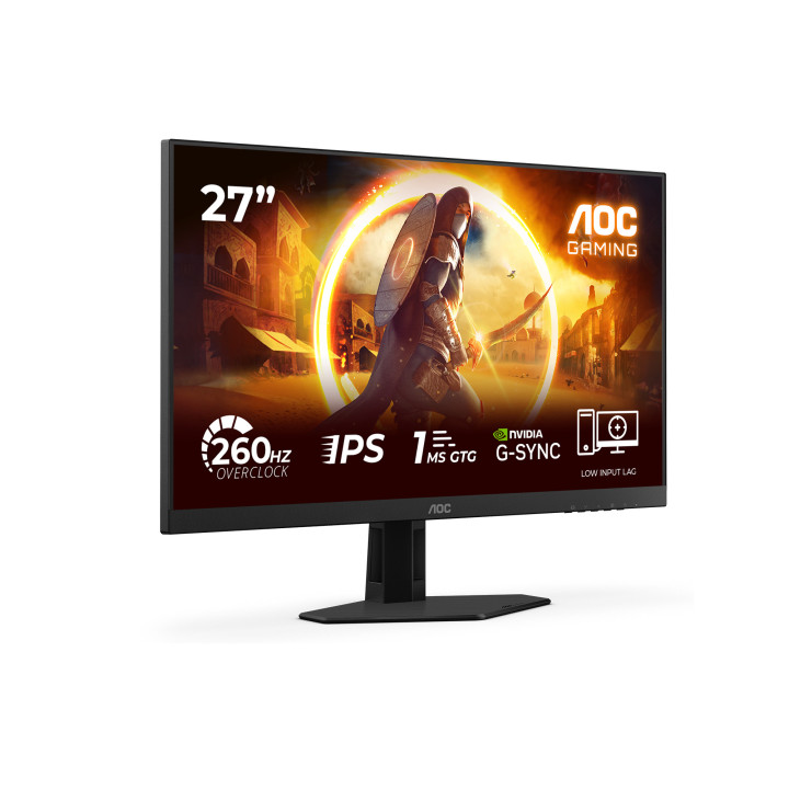 AOC G4 27G4ZRE monitor de ecrã 68,6 cm (27") 1920 x 1080 pixels Full HD LED Preto, Vermelho