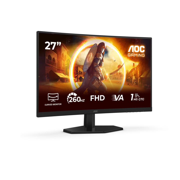 AOC G4 C27G42ZE monitor de ecrã 68,6 cm (27") 1920 x 1080 pixels Full HD LCD Preto, Vermelho