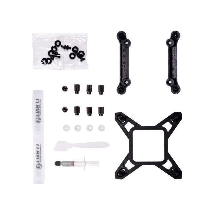 Lian Li GA II LCD Processador Kit de arrefecimento líquido 36 cm Branco 1 unidade(s)