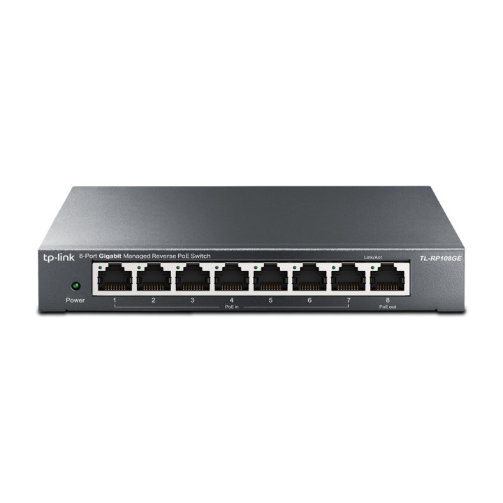 TP-Link Omada TL-RP108GE switch de rede Gerido L2 Gigabit Ethernet (10 100 1000) Power over Ethernet (PoE) Preto