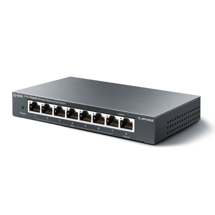 TP-Link Omada TL-RP108GE switch de rede Gerido L2 Gigabit Ethernet (10 100 1000) Power over Ethernet (PoE) Preto