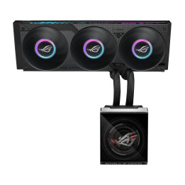 ASUS ROG Strix SLC IV 360 ARGB LCD Processador Kit de arrefecimento líquido 12 cm Preto 1 unidade(s)