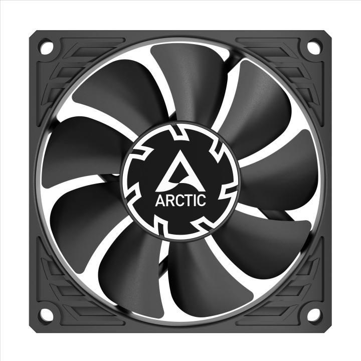 ARCTIC P8 Slim PWM PST Caixa de computador Ventoinha 8 cm Preto 1 unidade(s)
