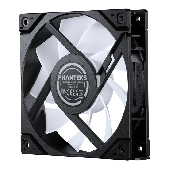 Phanteks M25G2-120 Processador Ventoinha 12 cm Preto 1 unidade(s)