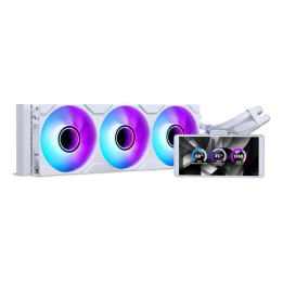Phanteks Glacier One 360M25 LCD Processador Refrigerador líquido all-in-one 12 cm Branco 1 unidade(s)
