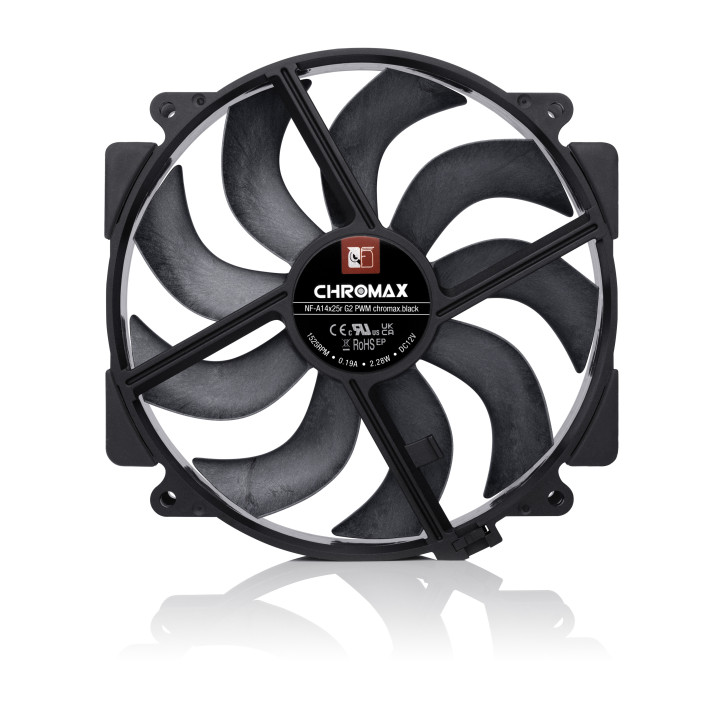 Noctua NF-A14X25R G2 PWM CH.BK Caixa de computador Ventoinha 14 cm Preto 1 unidade(s)