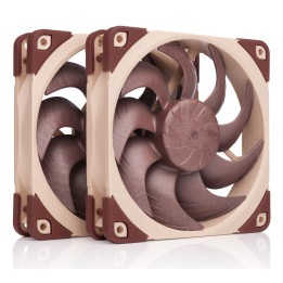 Noctua NF-A12X25 G2 PWM SX2-PP Sistema de Arrefecimento de Computador Caixa de computador Ventoinha 12 cm Bege 2 unidade(s)