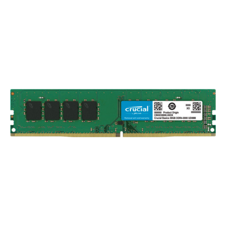 Crucial CB8GU3200 módulo de memória 4 GB 1 x 4 GB DDR4 3200 MT s 288-pin DIMM