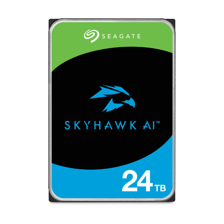 Seagate SkyHawk AI unidade de disco rígido 24 TB 7200 RPM 512 MB 3.5" Serial ATA III