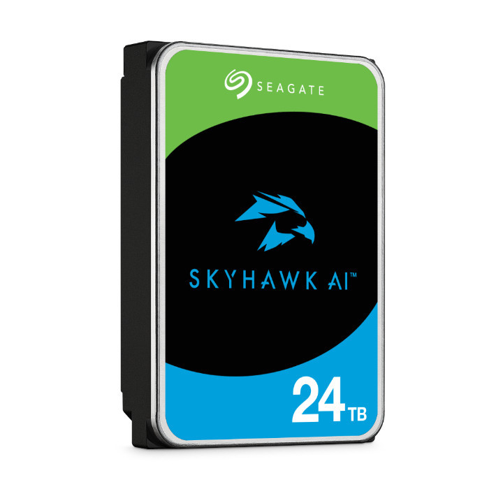 Seagate SkyHawk AI unidade de disco rígido 24 TB 7200 RPM 512 MB 3.5" Serial ATA III
