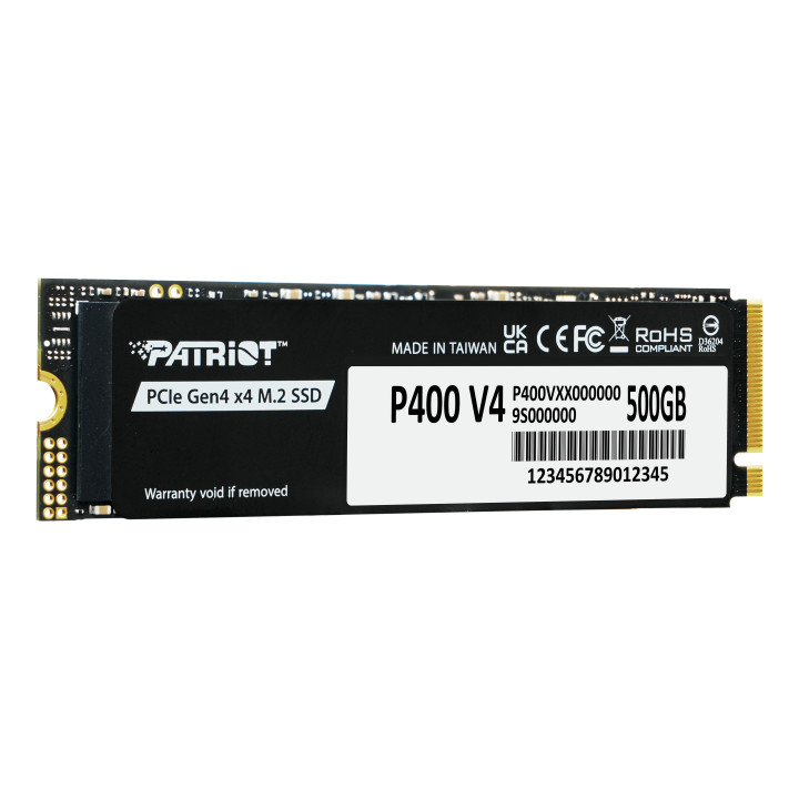 Patriot Memory P400 V4 500 GB M.2 PCI Express 4.0 NVMe
