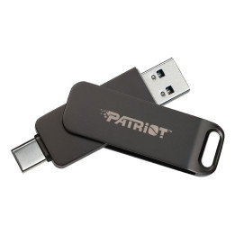 Patriot Memory Rage R550 unidade de memória USB 64 GB USB Type-A   USB Type-C 3.2 Gen 1 (3.1 Gen 1) Preto