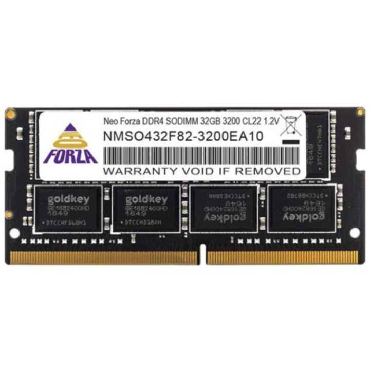 Memória RAM SO-DIMM DDR4 Neo Forza 32GB (1x32GB) PC3200 CL22
