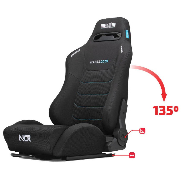 Cadeira Gaming Next Level Racing ERS3 Hypercool Ventilado para Competição e Simulação