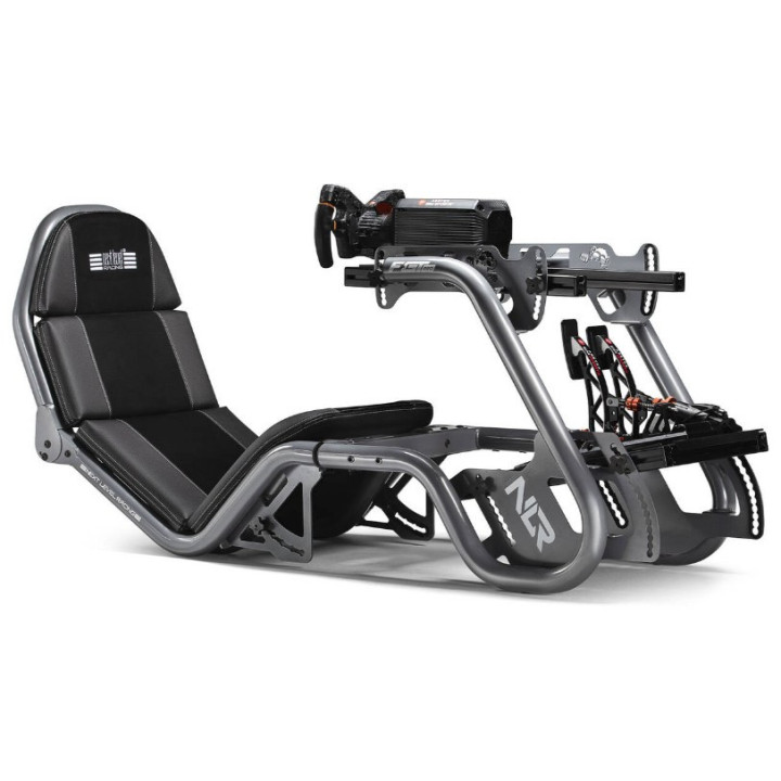Cockpit Next Level Racing F-GT Pro Racing Grey - Cadeira Gaming Simulação