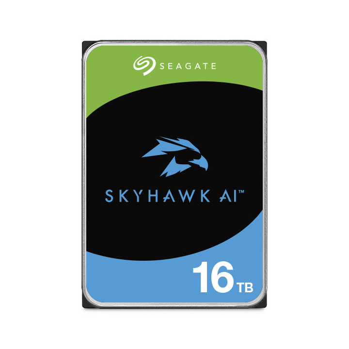 Seagate SkyHawk AI unidade de disco rígido 16 TB 7200 RPM 512 MB 3.5" Serial ATA III