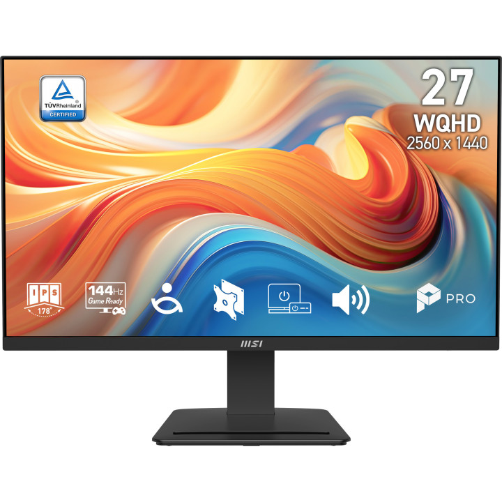 MSI Pro MP273Q E14 monitor de ecrã 68,6 cm (27") 2560 x 1440 pixels Wide Quad HD Preto