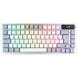 ASUS ROG Azoth teclado Jogos USB + RF Wireless + Bluetooth Branco