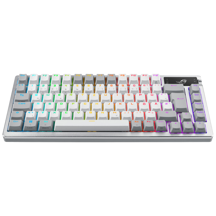 ASUS ROG Azoth teclado Jogos USB + RF Wireless + Bluetooth Branco