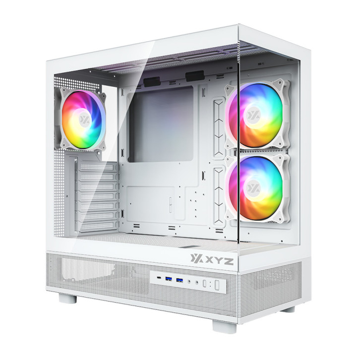 XYZ X-CS-AURORAX-50-W caixa para computador Midi Tower Preto