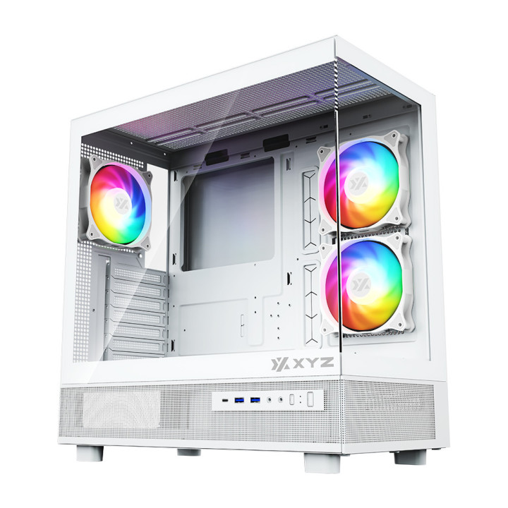 XYZ X-CS-AURORAX-50-W caixa para computador Midi Tower Preto