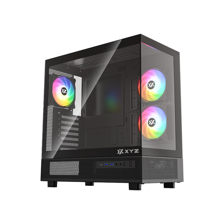 XYZ X-CS-AURORAX-50-B caixa para computador Midi Tower Preto