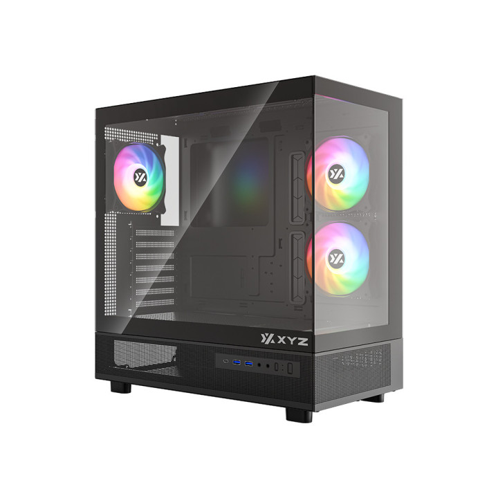 XYZ X-CS-AURORAX-50-B caixa para computador Midi Tower Preto