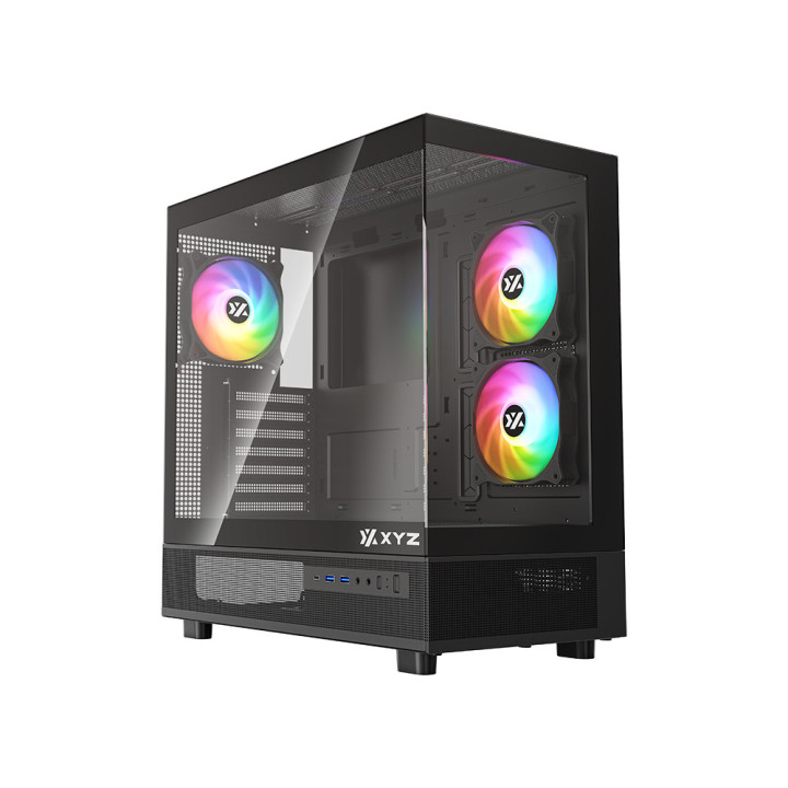 XYZ X-CS-AURORAX-50-B caixa para computador Midi Tower Preto