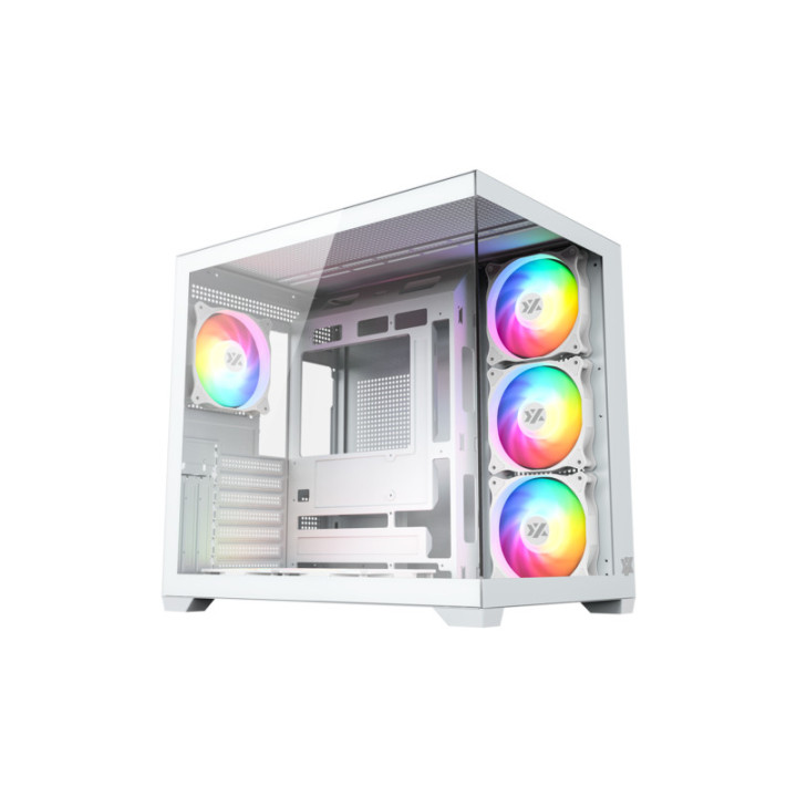 XYZ X-CS-TESSERACTX50-W caixa para computador Cubo Branco