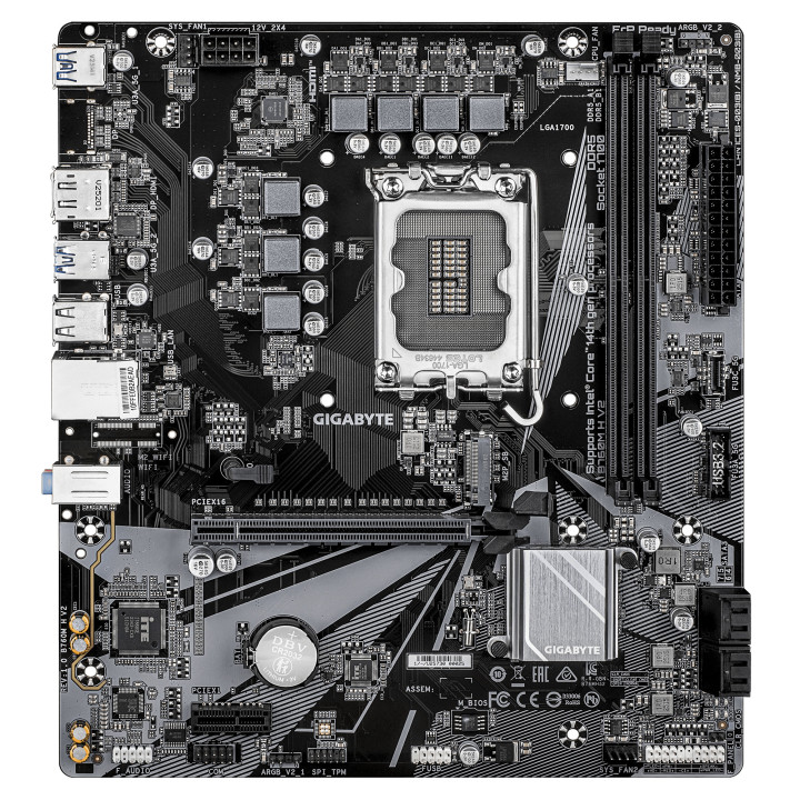 GIGABYTE B760M H V2 motherboard Intel B760 Express LGA 1700 micro ATX