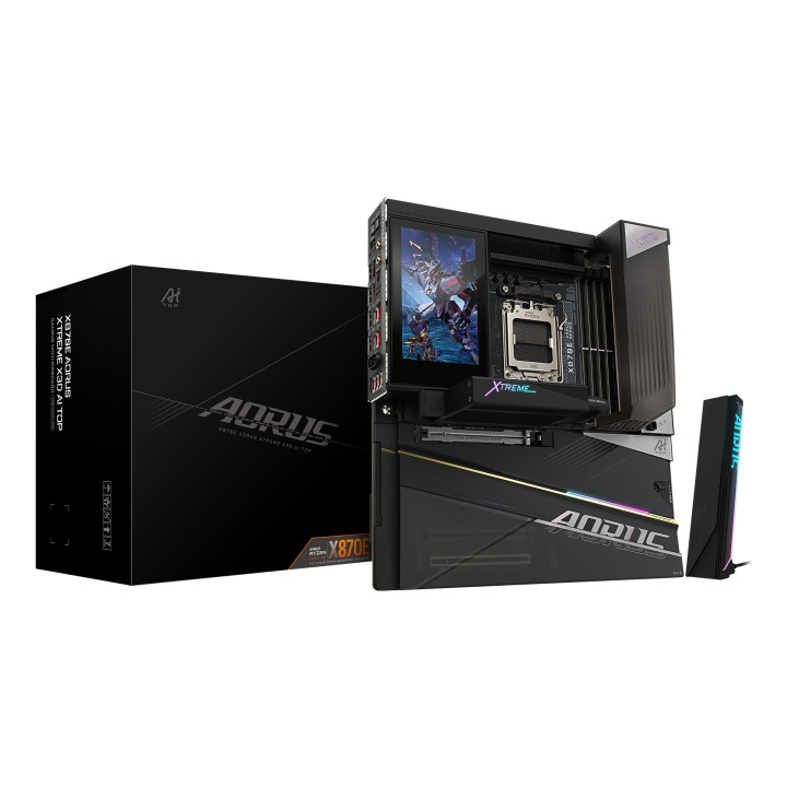 GIGABYTE X870E AORUS XTREME X3D AI TOP AMD X870E Ranhura AM5 ATX extensível