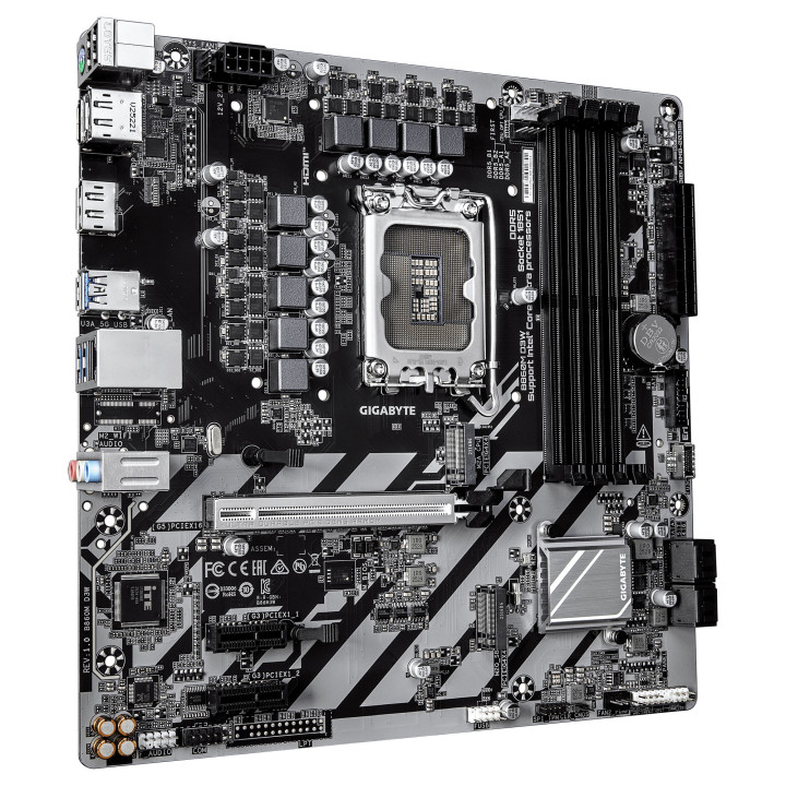 GIGABYTE B860M D3W motherboard Intel B860 LGA 1851 (Socket V1) micro ATX