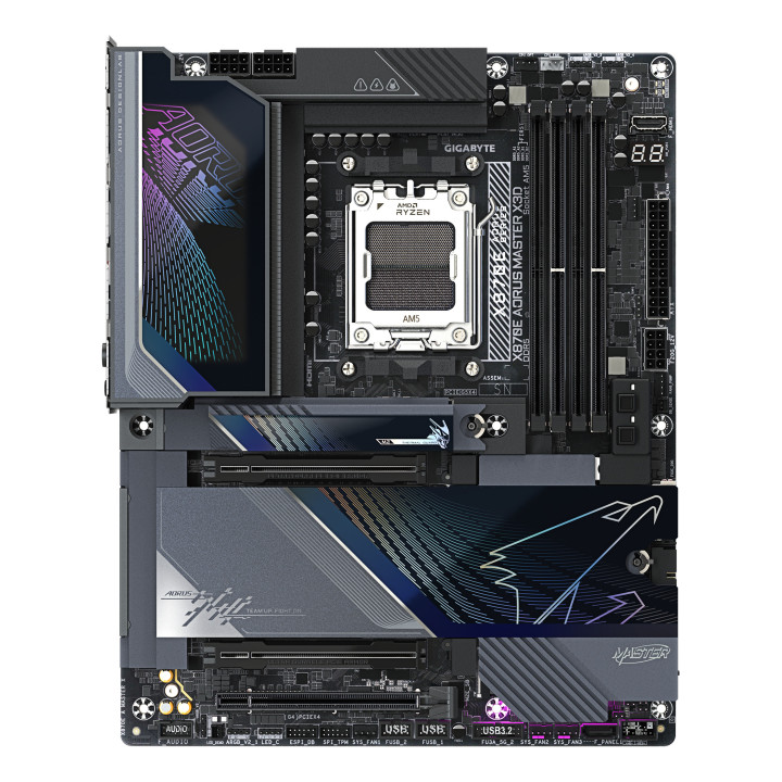 GIGABYTE X870E AORUS MASTER X3D AMD X870E Ranhura AM5 ATX