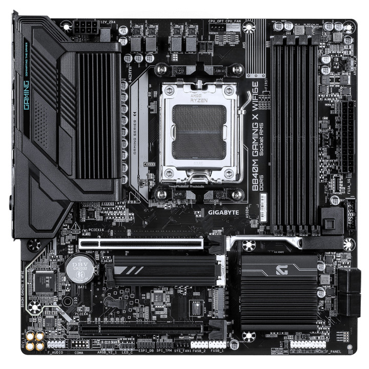 GIGABYTE B840M GAMING X WIFI6E AMD B840 Ranhura AM5 micro ATX