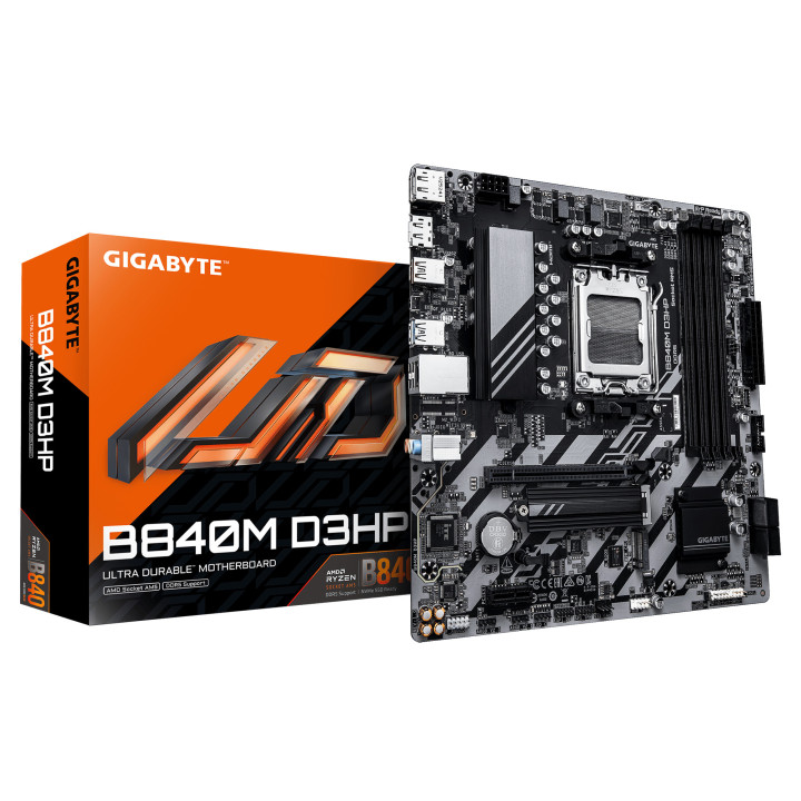 GIGABYTE B840M D3HP motherboard AMD B840 Ranhura AM5 micro ATX