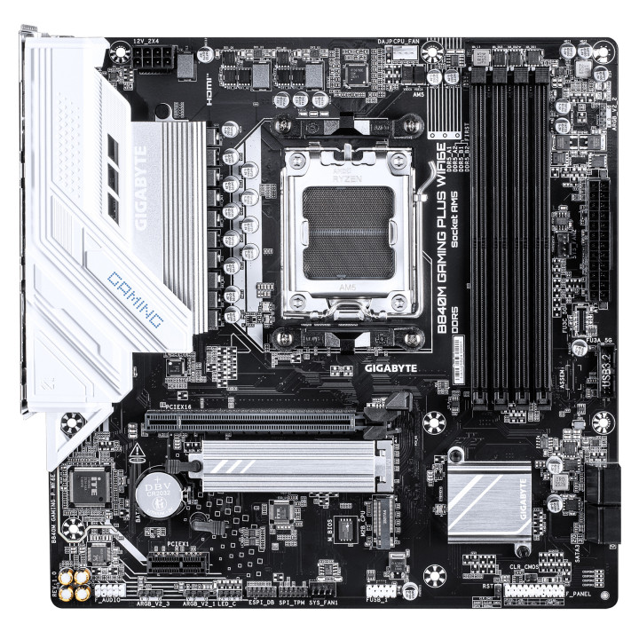 GIGABYTE B840M GAMING PLUS WIFI6E AMD B840 Ranhura AM5 micro ATX