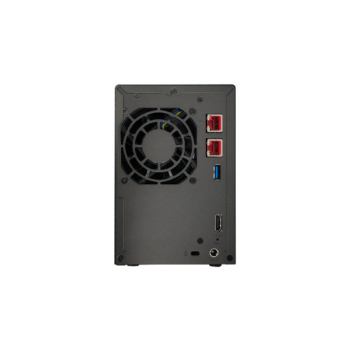 Asustor LOCKERSTOR 2 Gen2 + (AS6702T v2) NAS PC Intel® Celeron® N5105 4 GB DDR4 0 TB ADM Preto