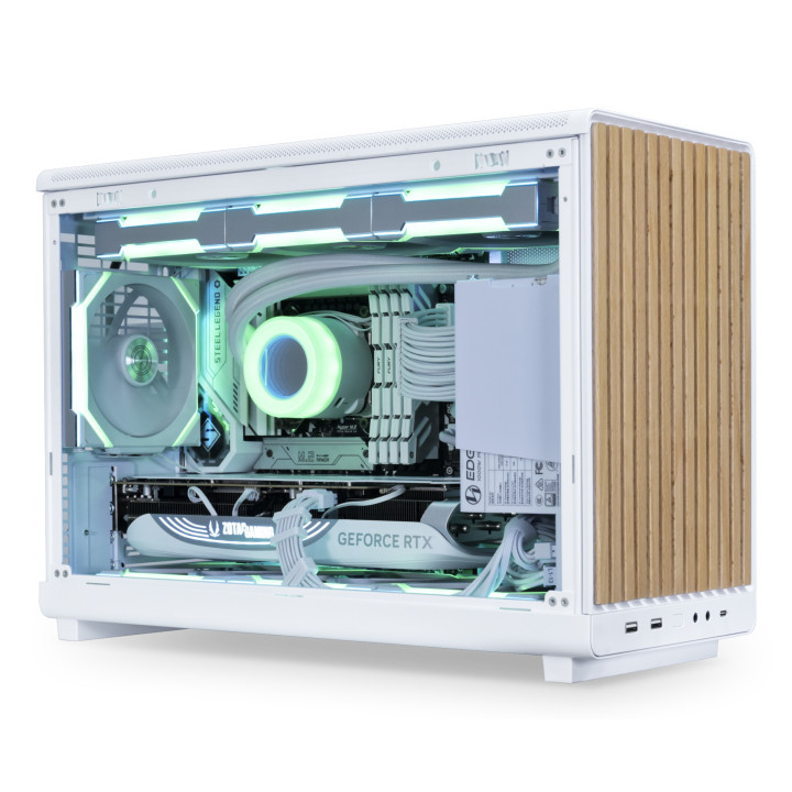 Lian Li A3-mATX Micro Tower Branco, Madeira