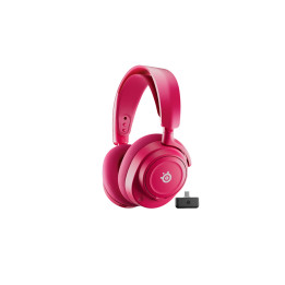 Steelseries Arctis Nova 7P Wireless Gen 2 Auscultadores Com fios e sem fios Fita de cabeça Jogos USB Type-C Bluetooth Magenta