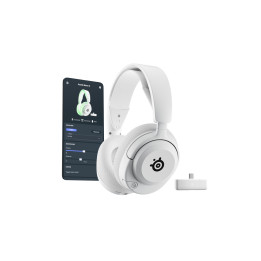 Steelseries Arctis Nova 5X Wireless Auscultadores Sem fios Fita de cabeça Jogos USB Type-C Bluetooth Branco