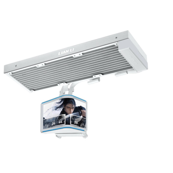 Water Cooler CPU AIO Lian Li HydroShift II OLED Curved 360 Branco -