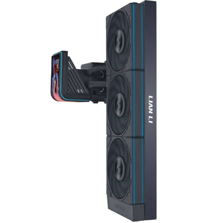 Water Cooler CPU AIO Lian Li HydroShift II OLED Curved 360P28 Preto - 360mm