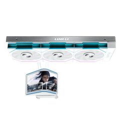 Water Cooler CPU Lian Li HydroShift II OLED Curved 360TL Branco 360mm