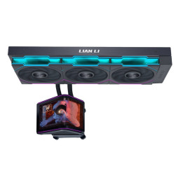 Water Cooler CPU Lian Li HydroShift II OLED Curved 360TL Preto 360mm