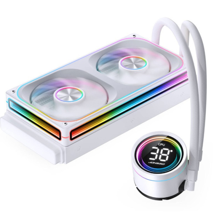 Water Cooler CPU Jonsbo TH-240 ARGB Branco - 240mm