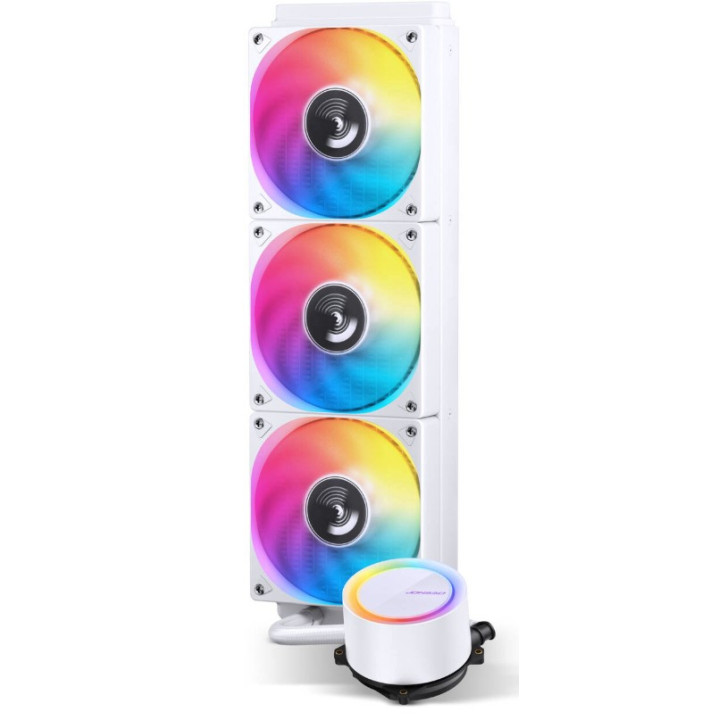 Water Cooler CPU Jonsbo TG-360 ARGB Branco 360mm